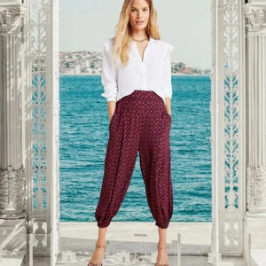 Anthropologie High Waisted Harem Jogger Pant size S